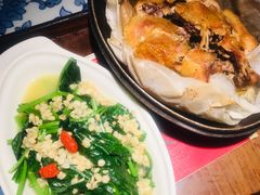 燕麦奶汤有机菠菜-桂满陇·桃花院落(长泰广场店)