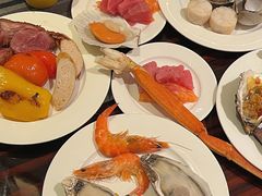 -广州万富希尔顿酒店·感趣自助餐厅·金秋蟹宴生蚝海鲜刺身烧烤
