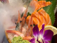 三文鱼拼甜虾-富一日本料理(洪崖洞店)