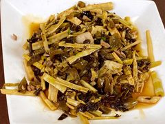 小笋老菜肉丝-天目湖刘老四农庄