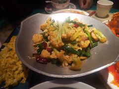 干锅丽水香菇花菜-探花·意境江南菜·唐伯虎文化体验店·松鼠桂鱼(观前店)