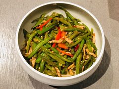 豆角丝炒肉拌转百刀-日上三甘(三里屯店)
