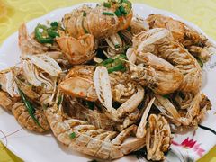 椒盐濑尿虾-顺品美食店•现捞海鲜(海陵岛店)