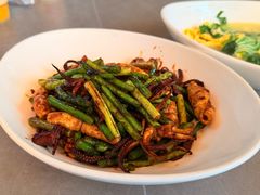 五花肉炒笔管鱼-吕氏焗小鲜•海鲜青岛菜(八大关店)