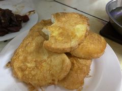 鸡蛋炸馒头片-大槐树烤肉馆