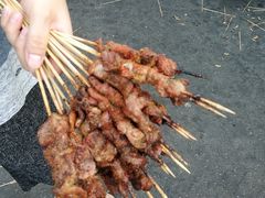 -劳动公园新疆人烤腰子