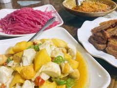芒果炒咸鸭蛋-晓雯人家
