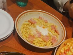 培根温泉蛋意面-萨莉亚意式餐厅(江桥万达广场店)