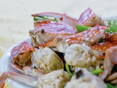 葱姜炒花蟹-霞海鸭仔饭店(海滨大道北店)