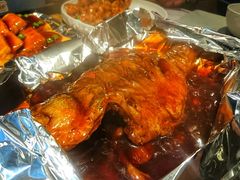 铁板锡纸鲈鱼-U你·天然调味(南湖总店)