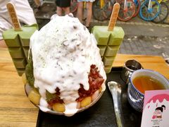 抹茶生乳かき氷-WONDER ICE 萬得冰田(建設路总店)