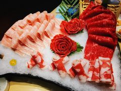 牛羊肉拼盘-余欢领鲜火锅(新街口店)