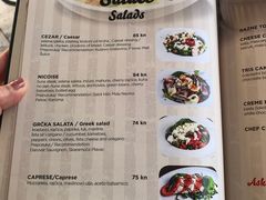 菜单-Cele Dubrovnik Gourmet & Lounge