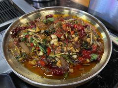 油呛牛皮-石屏老字号4号包浆豆腐美食城(泼水广场店)