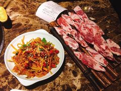 泡椒鱼皮-猪啊牛呀羊啊铜盘烤肉(正大广场店)