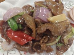 葱姜爆牛舌-盈田盈粥庄(博山东路店)