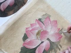 还没有画完的一幅工笔花卉-六出私塾LiuChu•成人美术书法系统课程专业画室(熊婆婆的花园店)