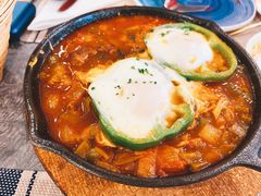 Shakshuka&nbsp;Eggs&nbsp;铁板沙苏卡鸡蛋-La Medina餐厅(亮马河南路店)