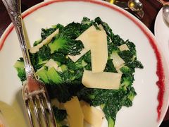 冬笋炒塔菜-杭州西子湖四季酒店·金沙厅