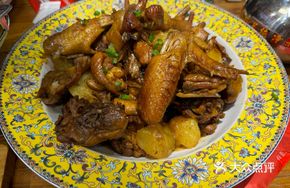 Chair-riding Rooster