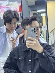 -藤野造型专业烫染接发