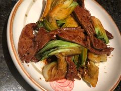 菜梗炒猪肝-菲乐餐厅(三十年经营·湖滨路店)