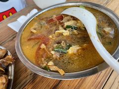番茄竹笋鲜肉蛋汤-老鲍农家乐