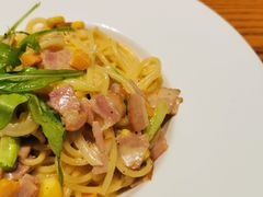 奶油培根意面-SEN CASTLE城堡西餐(创意设计中心店)