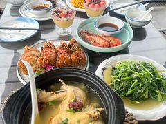 -七的湖·晚芳亭·阳澄湖农家菜·大闸蟹(莲花岛店)