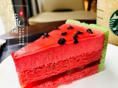 夏日趣玩西小瓜蛋糕-星巴克(古象大酒店店)