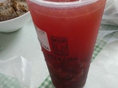 车厘子茶-LELECHA乐乐茶(上海五角场万达广场店)