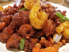 椒香虾仁爆鸡球-陈傻子餐厅(世纪都会店)
