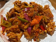 辣炒鱿鱼-长寿参鸡汤(朝韩风情街店)