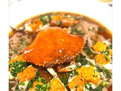 葱油蒸红膏蟹-玫瑰厅上海菜(兴国路店)