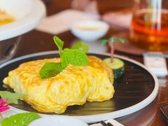 蛋煎芥香糯米鸡-龙悦湾酒家·八阵鱼生·渔人码头店