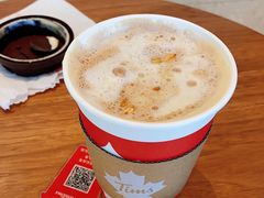 燕麦浓醇拿铁-Tims天好咖啡(河西万象城店)
