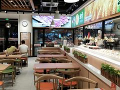 自助取餐区-蓝白自选餐厅(烟大店)