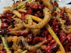 泡椒鱿鱼须-弓虽昌焖烧鸡(大竹林店)
