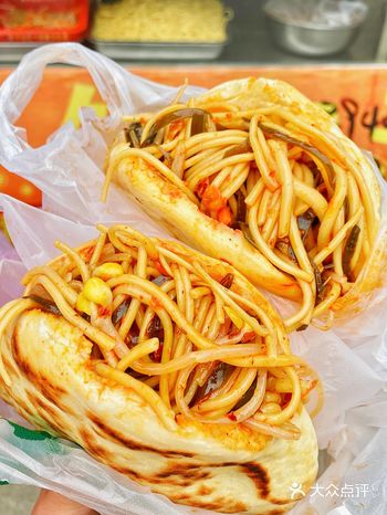 绵阳｜分享高新区一家超好吃的饼子夹凉面️