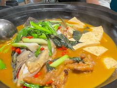 船上人烧的砂煲鱼头-7017味道工厂(三墩店)