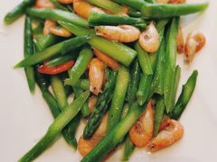 芦笋炒河虾-道道鲜·崇明私房菜(五角场店)