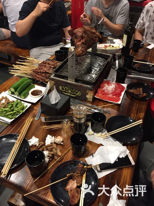 有一腿烤羊腿足球烧烤休闲吧招牌烤羊腿图片 - 第187张