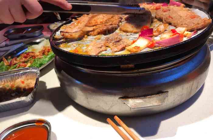 玖等烤肉 五花肉是一绝(印象天心店)-"冯冯探店!