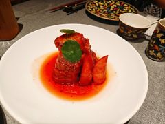 红酒酿梨糯米藕-羲和雅苑•北京烤鸭(平安国际金融中心店)