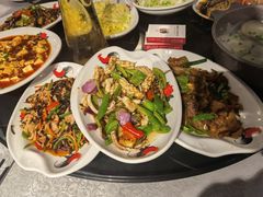 尖椒爆炒鱿鱼-达叔香味海鲜(海棠68环球美食街店)