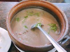 象拔蚌扇贝粥-适口餐厅砂锅粥(公信路总店)