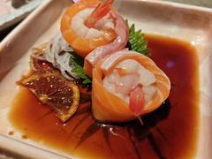 三文鱼荔枝甜虾卷-筱田の食堂·izakaya(淮海中路店)