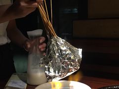 燃烧中火焰虾-绿茶餐厅(华联万柳店)