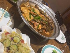 -东来菜馆•手抓海鲜家常菜•海鲜锅贴(鸽子窝店)