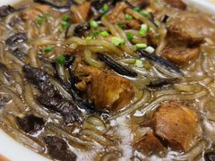 家鸡蘑菇粉-黄家饺子东北特色菜馆(湖滨商业街店)